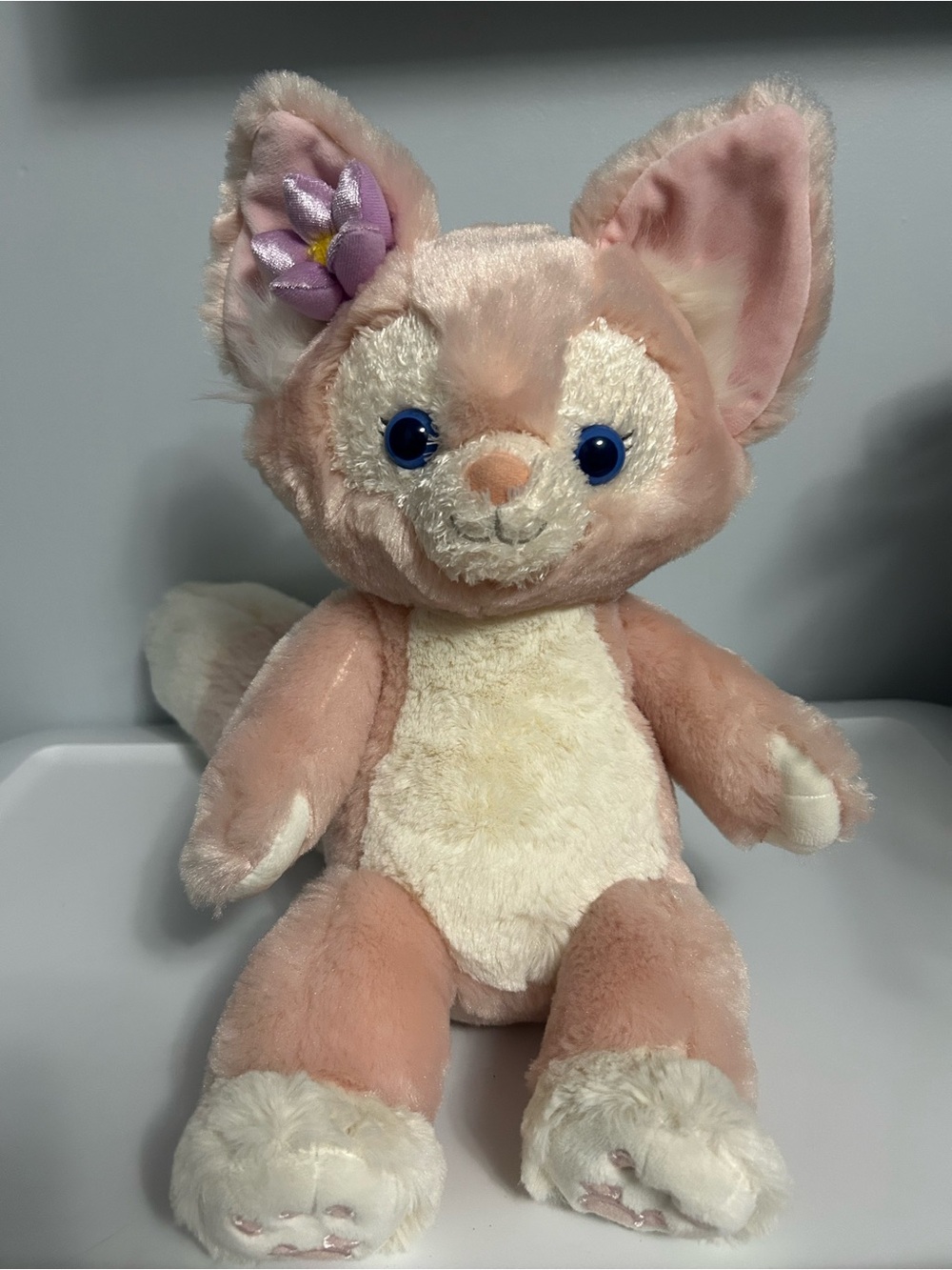 DisneyTokyo Park Exclusive Lina Bell 18” pink fox. Duffy & Friends.